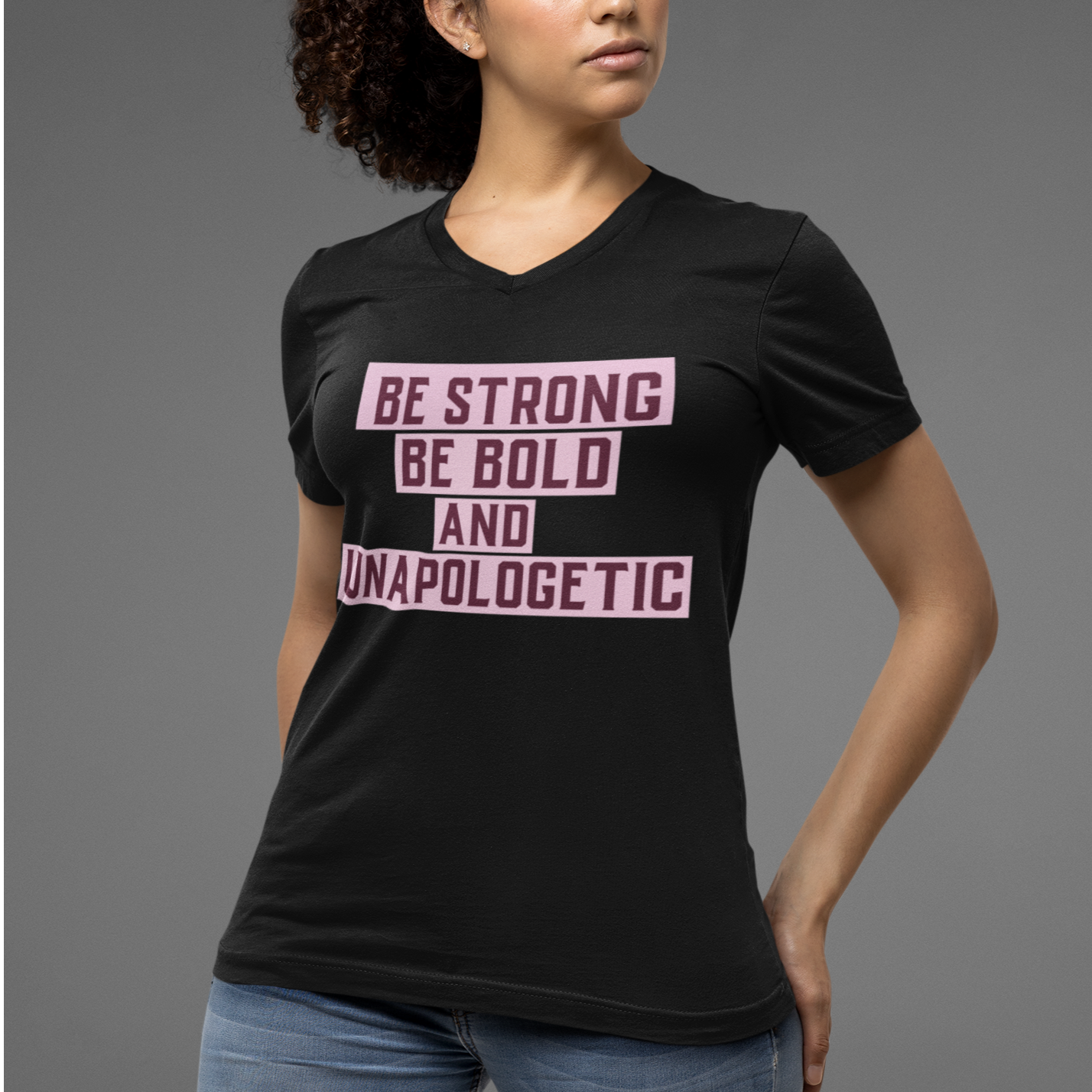 Be Strong Unisex V-Neck