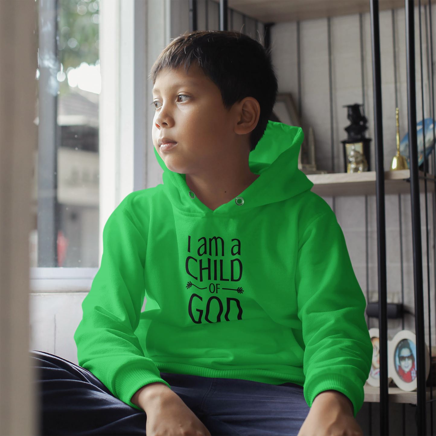 I Am A Child Of God Kids Hoodie