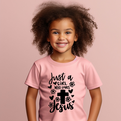 Just A Girl Kids T-shirt
