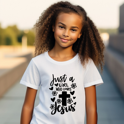 Just A Girl Kids T-shirt
